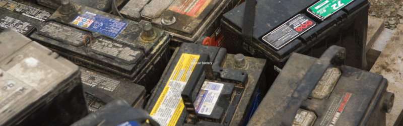 old car batteries